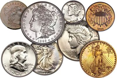Gold and Silver Coins