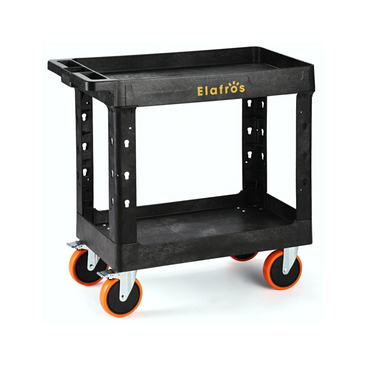 Plastic cart, tool cart on wheels, rolling cart, service carts, utility cart, heavy-duty cart.
