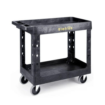 Plastic cart, tool cart on wheels, rolling cart, service carts, utility cart, heavy-duty cart.
