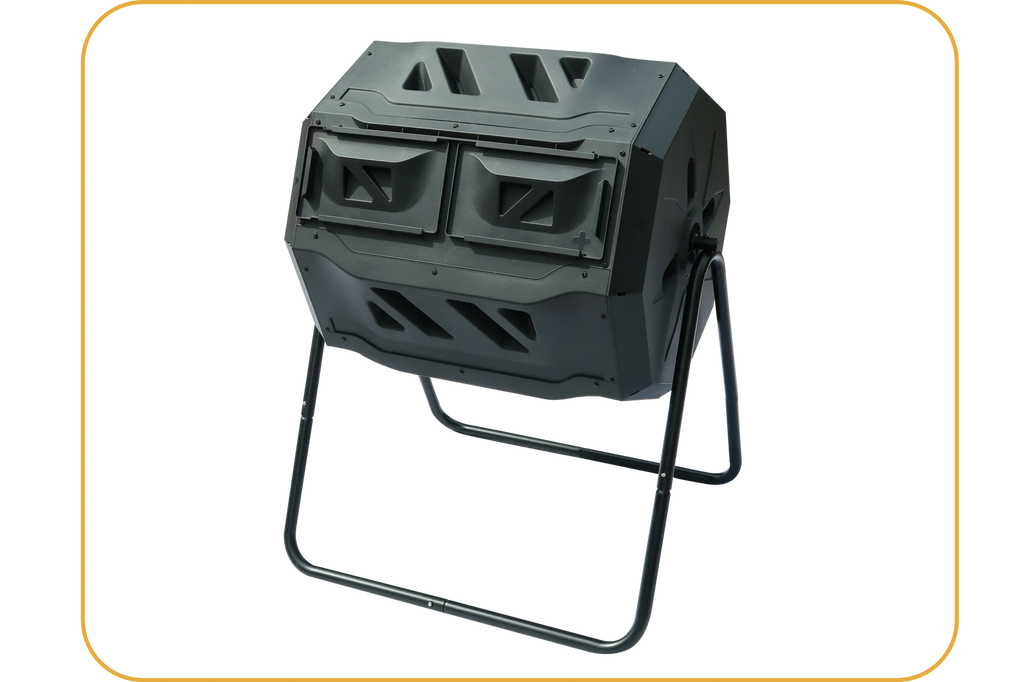 Tumbling Composter Plastic cart, tool cart on wheels, rolling cart, service carts, utility cart
