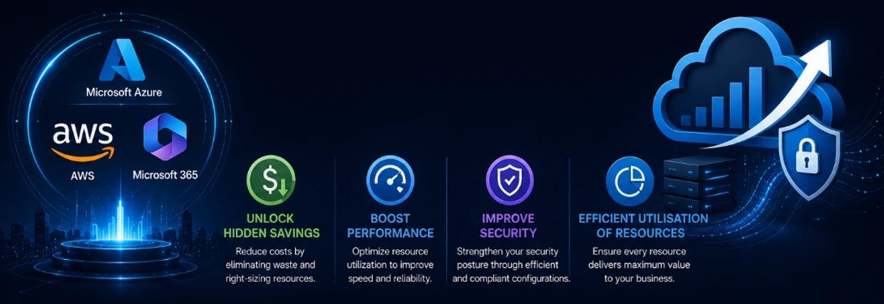 Cloud platforms AWS, Microsoft Azure, and Microsoft 365 boost efficiency, security, and savings.