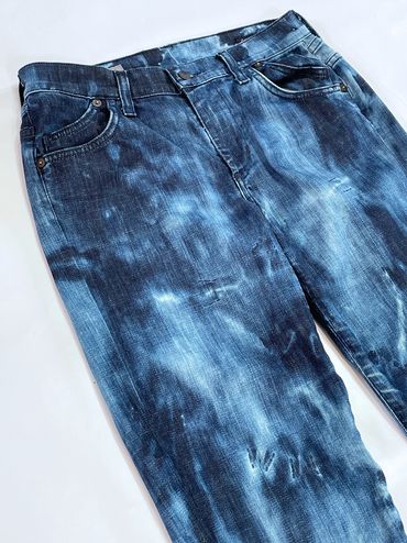 UpCycled and Bleached Citizen of Humanity denim Jeans - Stuart Berman Apparel