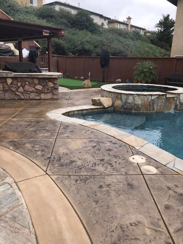 Stamped Concrete Lopez Concrete Construction