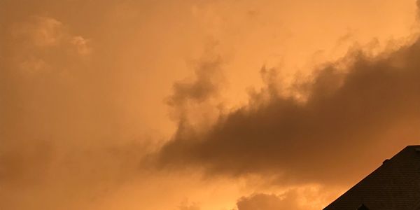 Smoke and haze in Oklahoma City from the April 2018 wildfires in NW Oklahoma. 