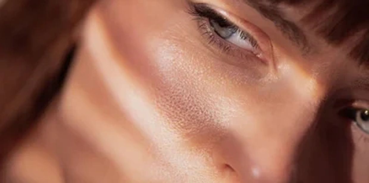 Close up skin texture showing fine lines and skin quality in anti-wrinkle treatment at AHA Skin Aest