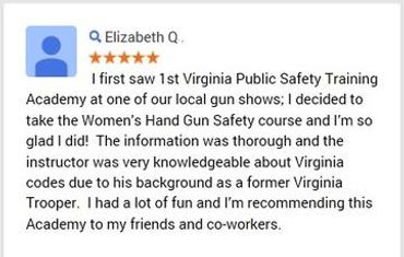 Customer giving a positive review