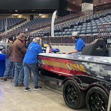 Boat at the Kentucky Expo in Corbin, KY