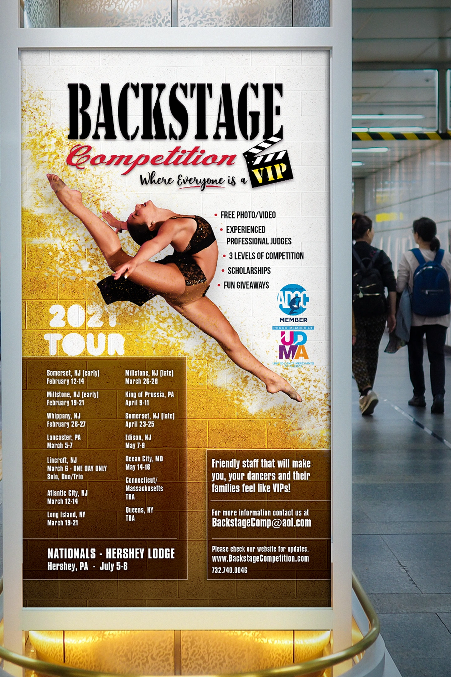 Ad design for Backstage Competition. 
