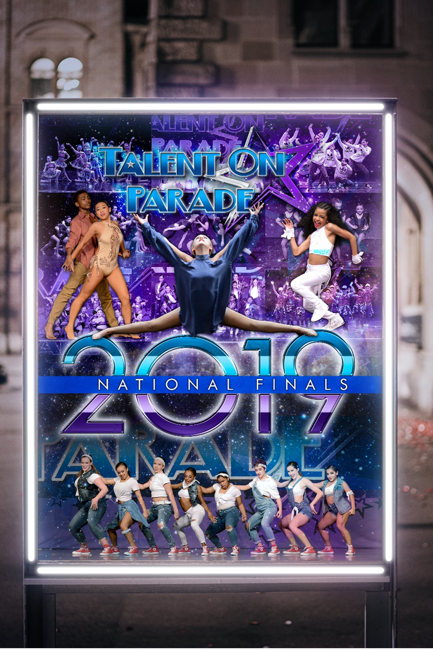 Program cover design for Talent On Parade