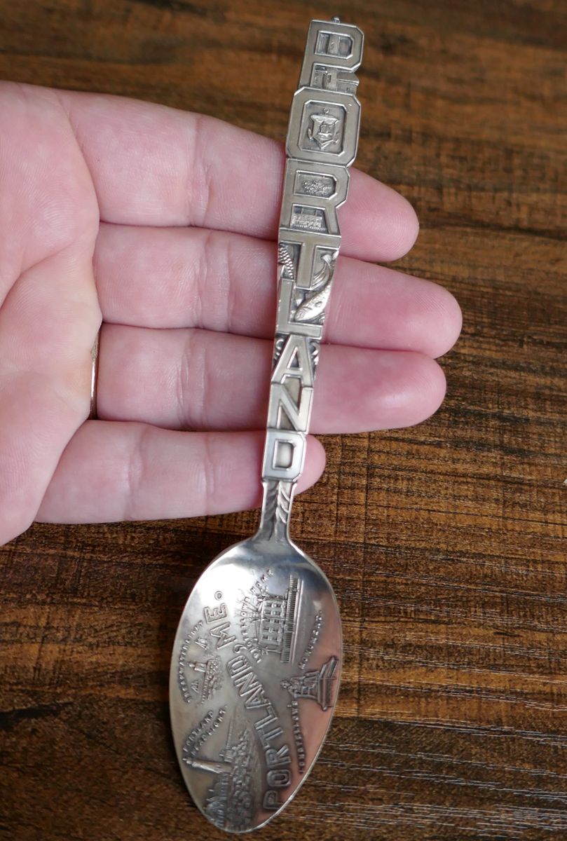 Sterling Silver Portland Maine Souvenir Spoon by Watson Co
