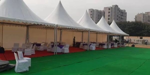 "Experience the elegance and versatility of our premium pagoda tents, perfect for any event. 