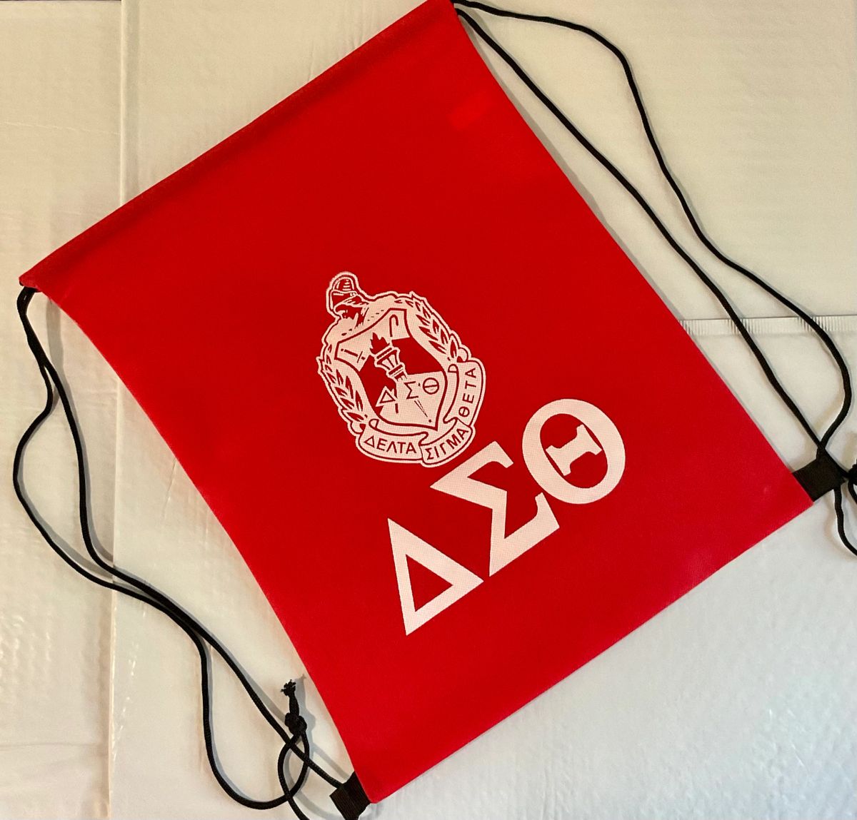 Delta Sigma Theta Drawstring Bag
