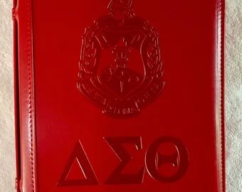 Delta Ritual Book Delta Sigma Theta Red Ritual Book Cover