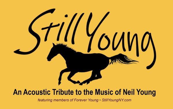 Logo for Still Young, an acoustic tribute to Neil Young's music.