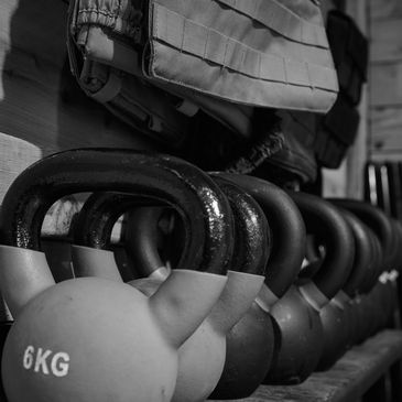 Kettle Bells on Rack Gym Tiverton