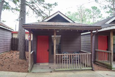 Lodging cabins in South Montgomery AL at Kick Back Ranch & Event Center - RV Park & Campground.