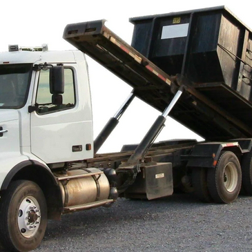 roll off dumpster trucks available for construction sites