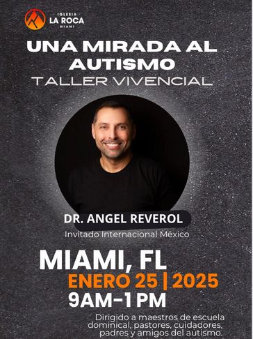 Taller vivencial sobre autismo en Miami con el Dr. Angel Reverol.