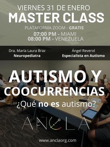 Clase magistral gratuita sobre autismo el 31 de enero en Zoom.