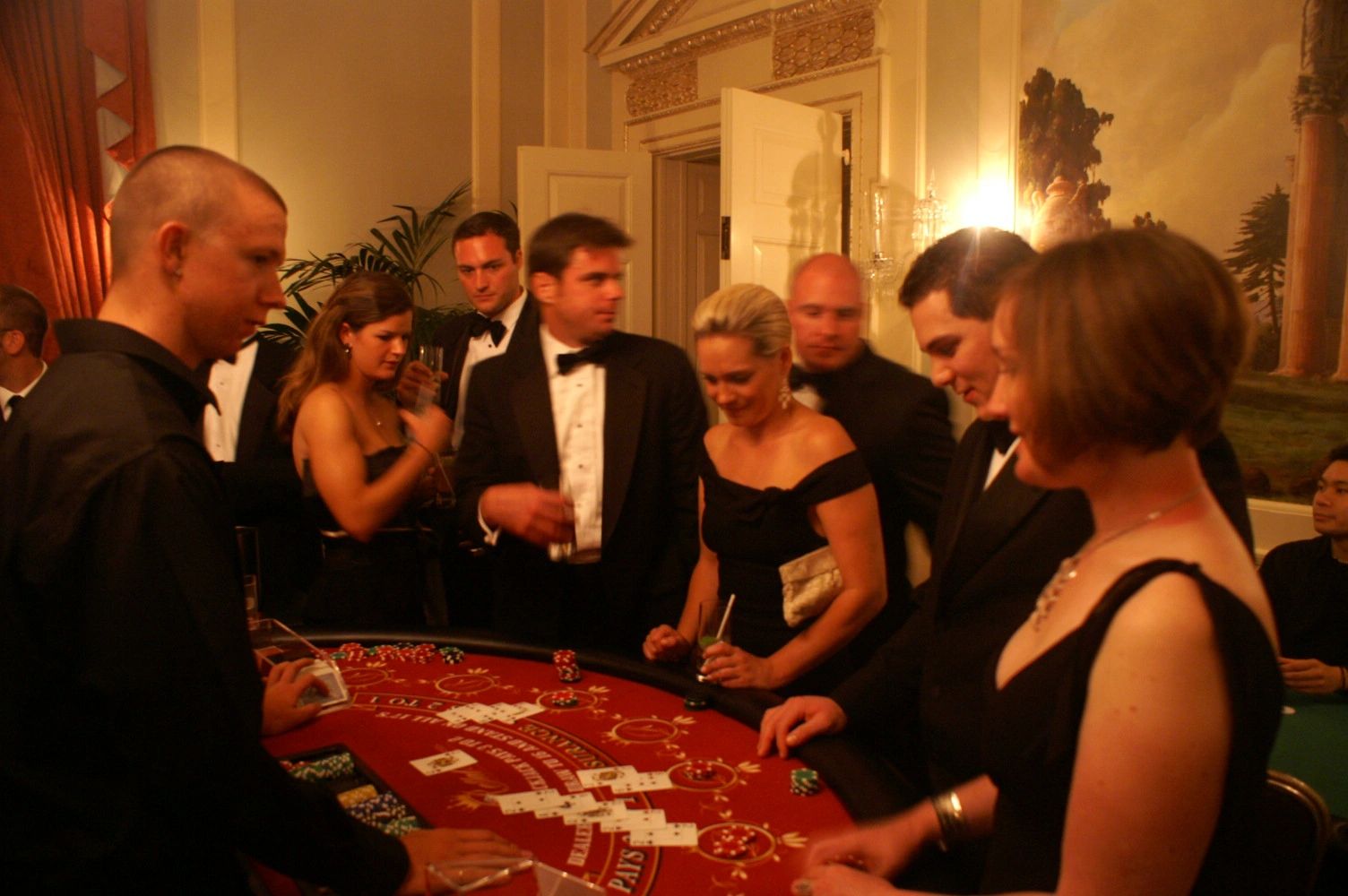 Casino game party rental