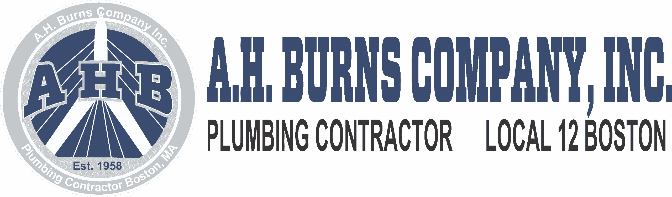 A.H. Burns Company, Inc logo Plumbing Contractor LOCAL 12 BOSTON