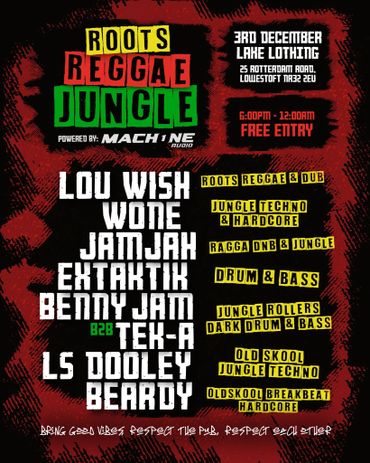 Roots Reggae Jungle Flyer