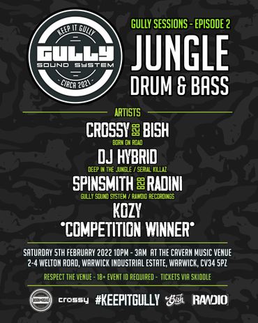 Jungle Drum & Bass Flyer