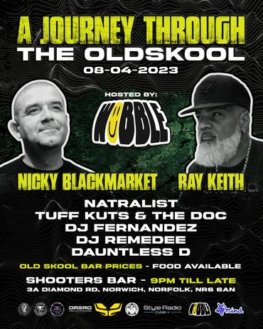 Oldskool Jungle Drum & Bass Flyer