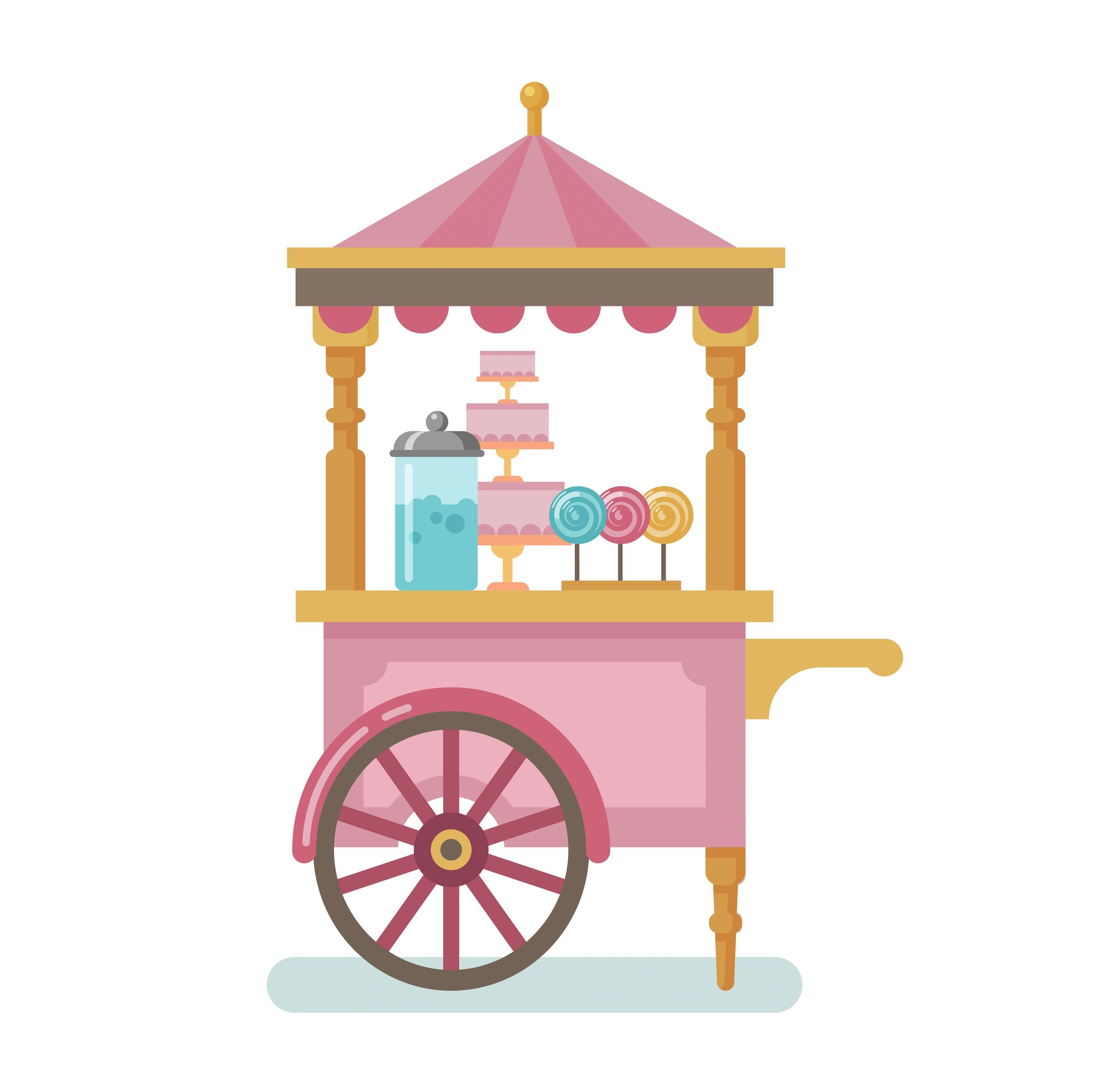 How Sweet Candy Cart