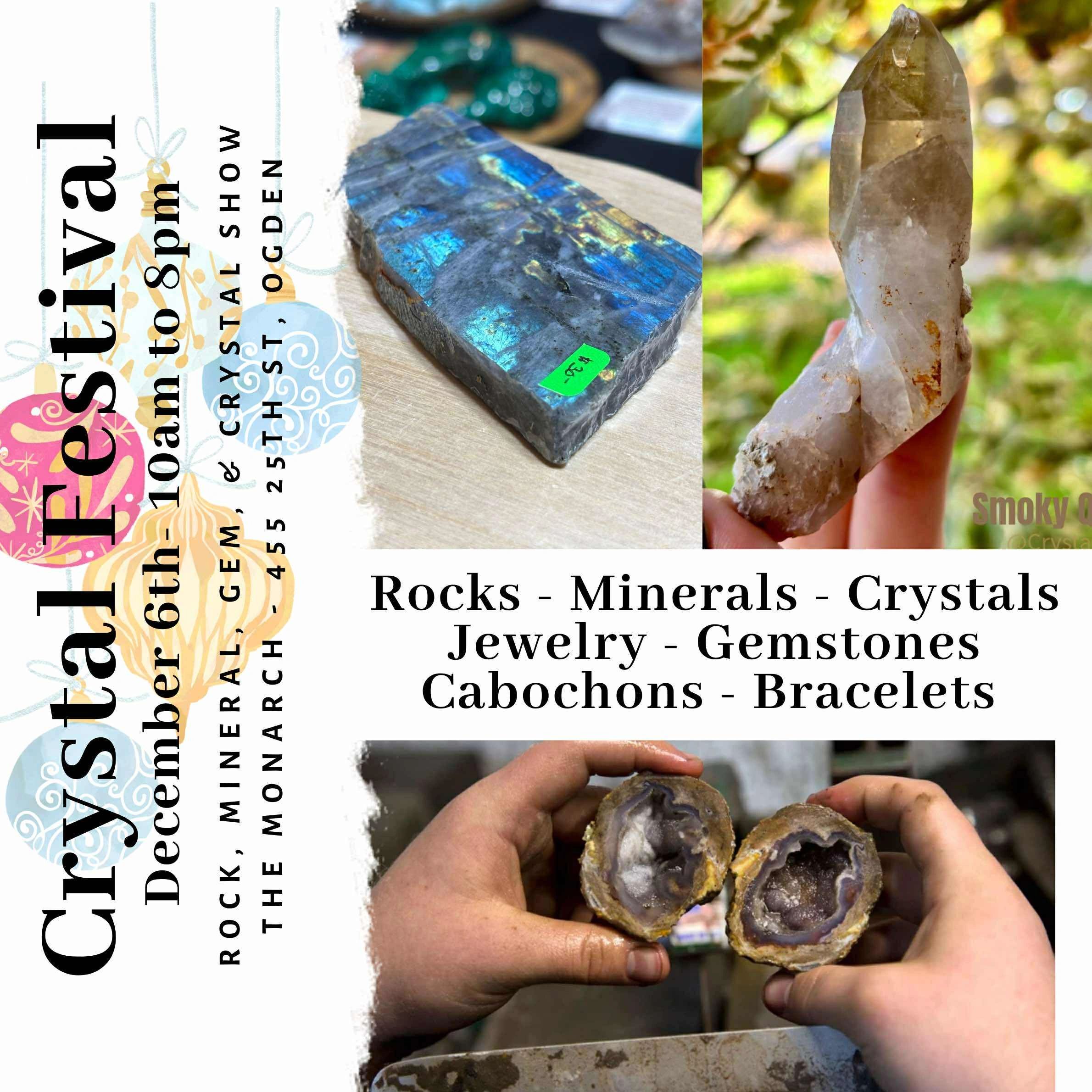 The Crystal Festival plus Oddities Market
One-Day Crystal & Oddities Markets in Ogden, Utah