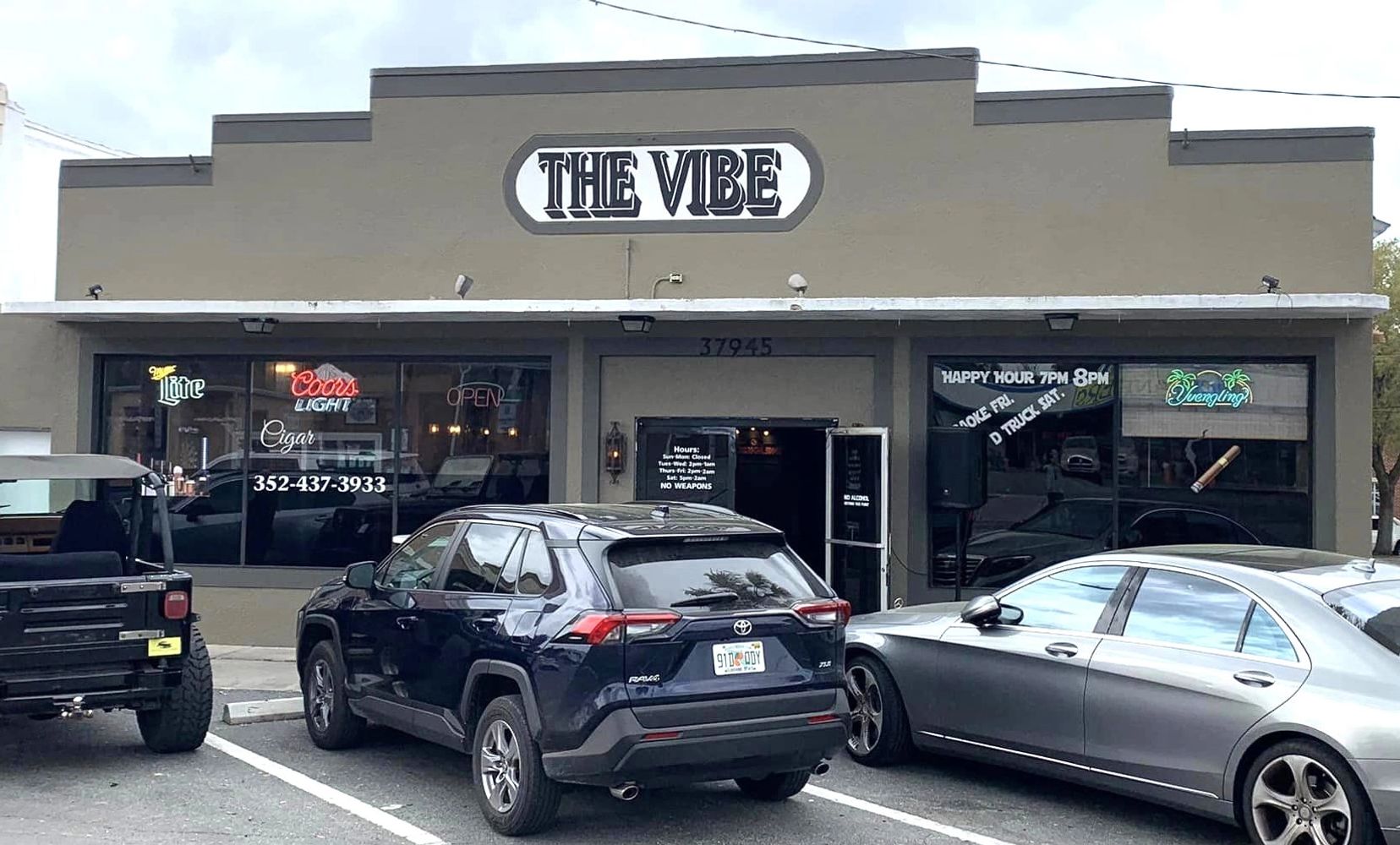 The Vibe Cigar Bar
37945 Meridian Ave.
Dade City, FL. 33525