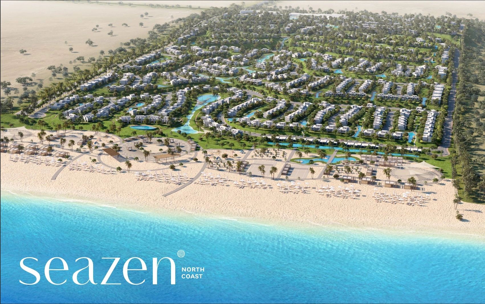 Al Qamzi, seazen North coast
Fully finished Chalets and villas  سيزن القمزي الساحل الشمالي 