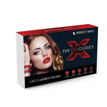 LACGEL LAQX THE RED CLASSICS GEL PERFECT NAILS BOUTIQUE OF BEAUTY UK PROFESSIONAL NAIL SUPPLIES