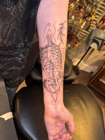 Skeleton tattoo