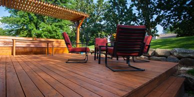 Composite Deck and Pergola Trex Decking