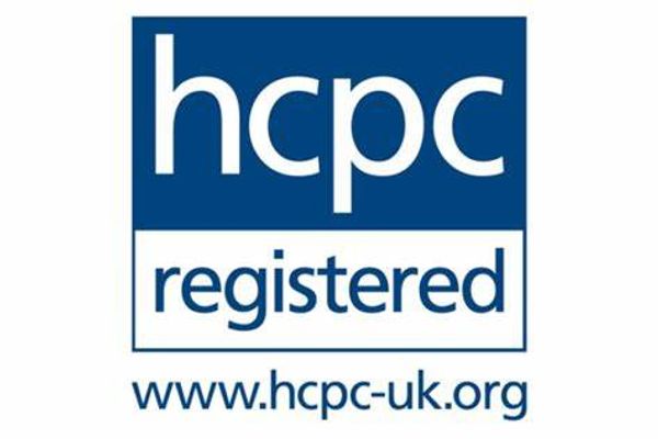 HCPC registered logo with website URL.