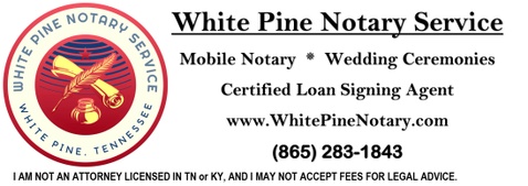 White Pine Notary Public