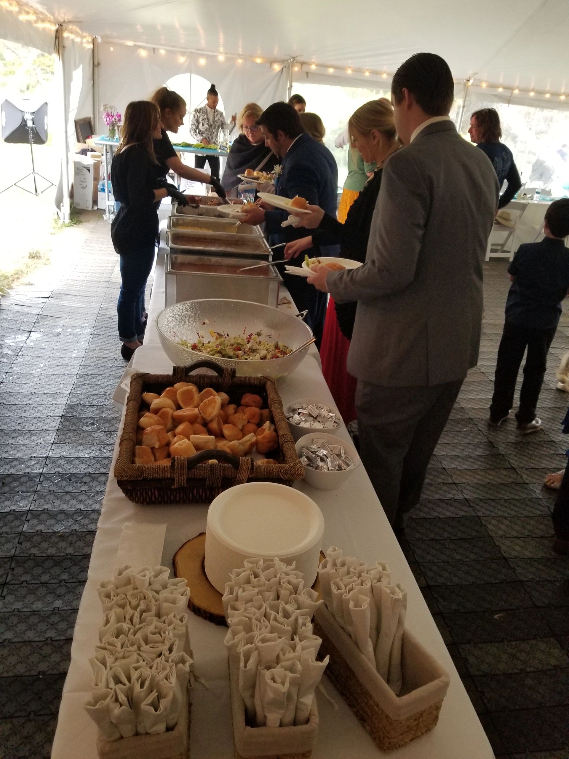 Wedding Buffet Table