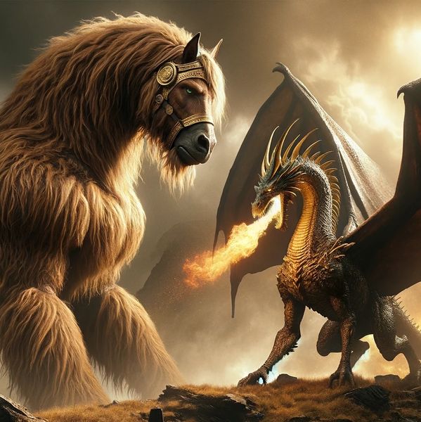 ▶️ Barley the Dragon meets the Oscarbeast
