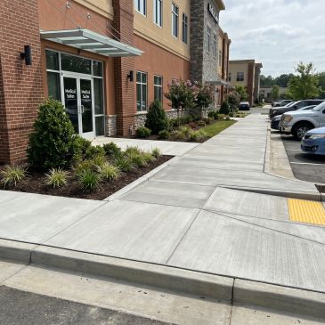 Barile Contracting installs pedestrian walkways on commercial properties