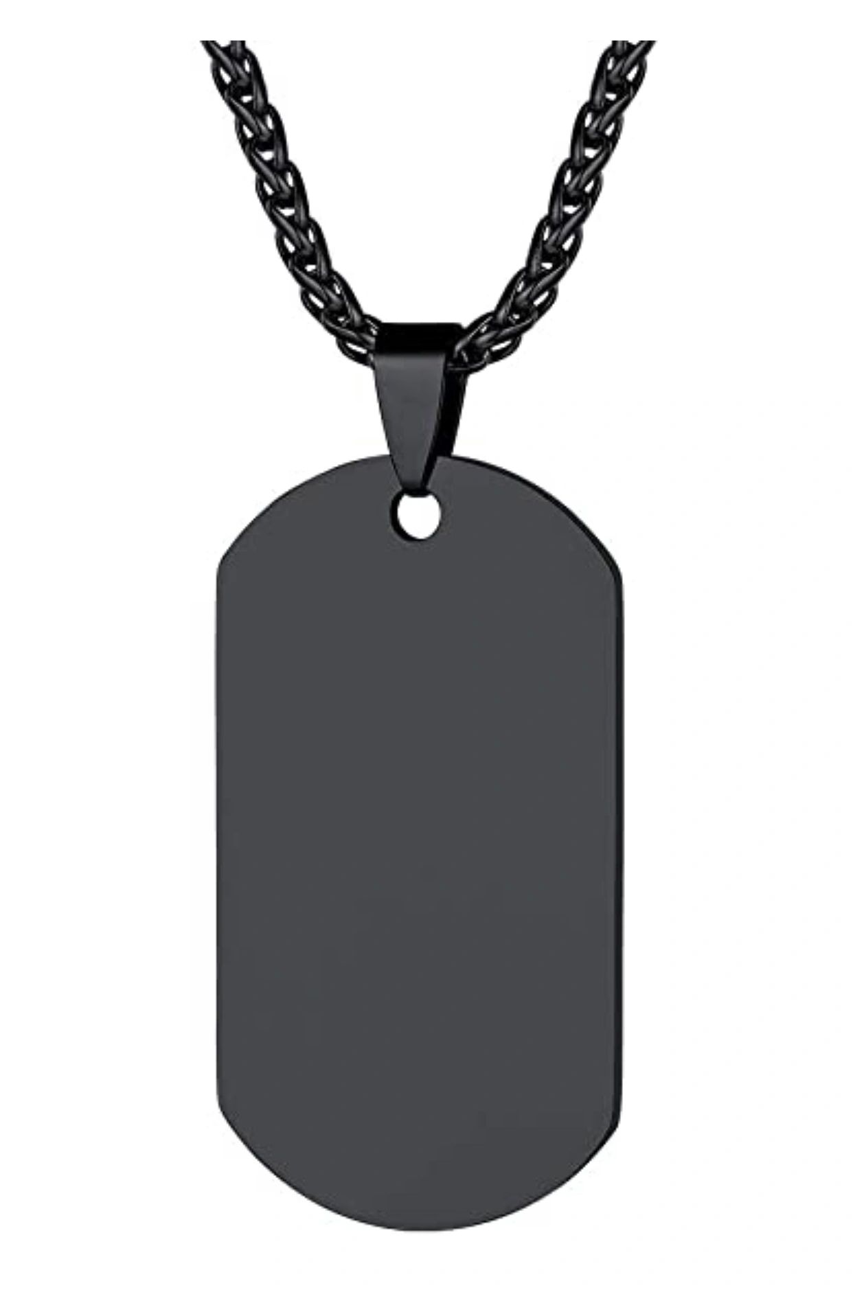 designer dog tag necklace
