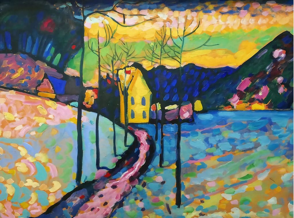 Kandinsky: Winter Landscape, 1908 