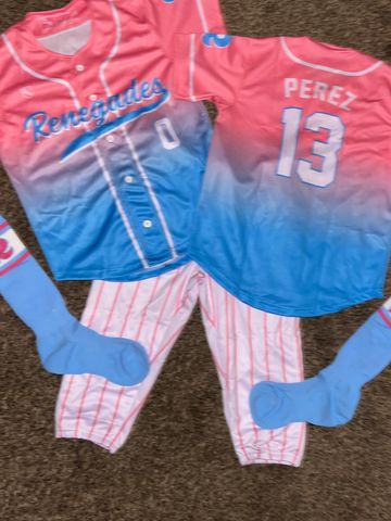 Full button Jersey with Matching Pants
Additional for socks.