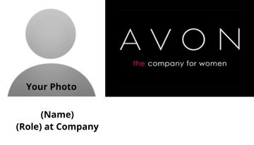 Avon digital business card