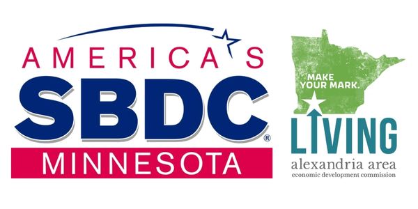 Mn SBDC logo and AAEDC logo