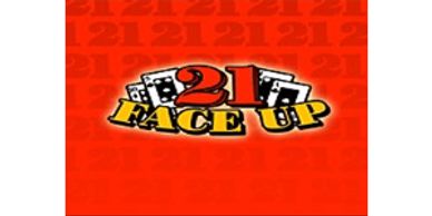 21 Face Up Blackjack table games section with $20 free at Sun Palace Casino