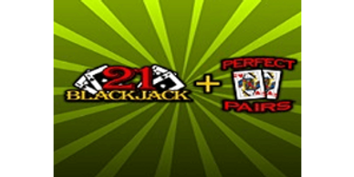 Blackjack + Perfect Pairs table games section with $20 free at Sun Palace Casino