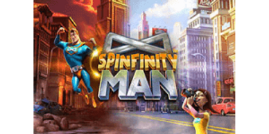 Spinfinity Man Video Slot, featured Video Slots section at Band New Video Slots