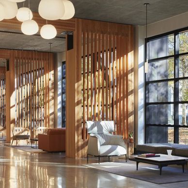 hotel lobby