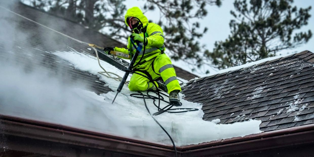 Ice dam removal 